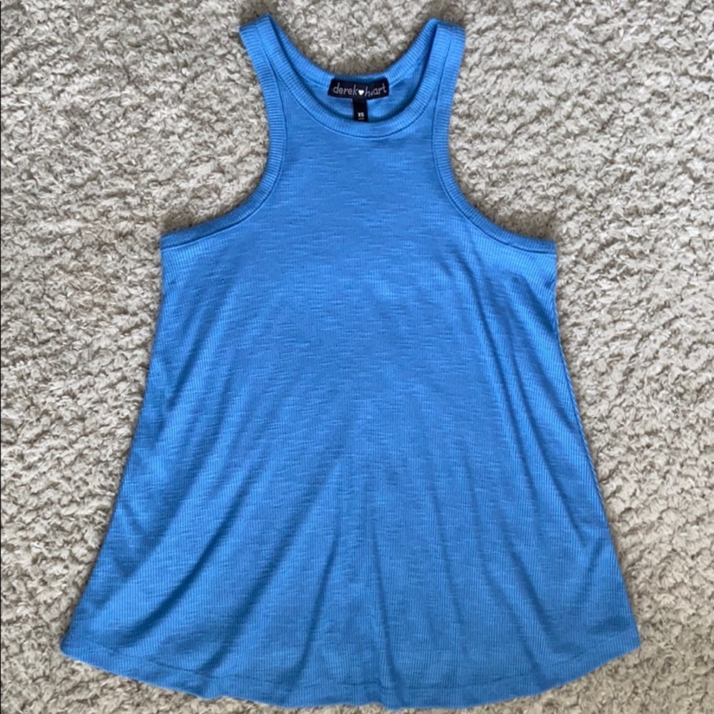 Derek Heart High neck halter tank top